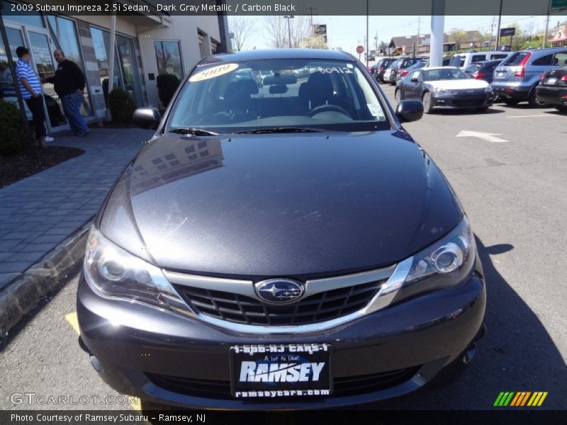 Dark Gray Metallic / Carbon Black 2009 Subaru Impreza 2.5i Sedan