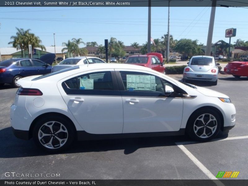 Summit White / Jet Black/Ceramic White Accents 2013 Chevrolet Volt