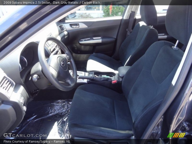 Dark Gray Metallic / Carbon Black 2009 Subaru Impreza 2.5i Sedan