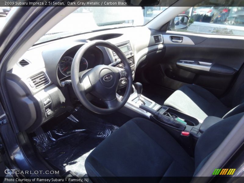 Dark Gray Metallic / Carbon Black 2009 Subaru Impreza 2.5i Sedan