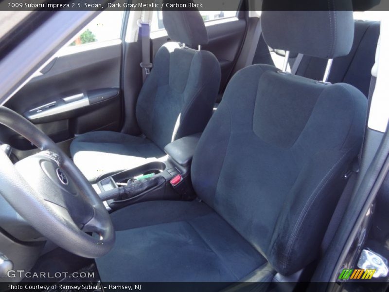 Dark Gray Metallic / Carbon Black 2009 Subaru Impreza 2.5i Sedan