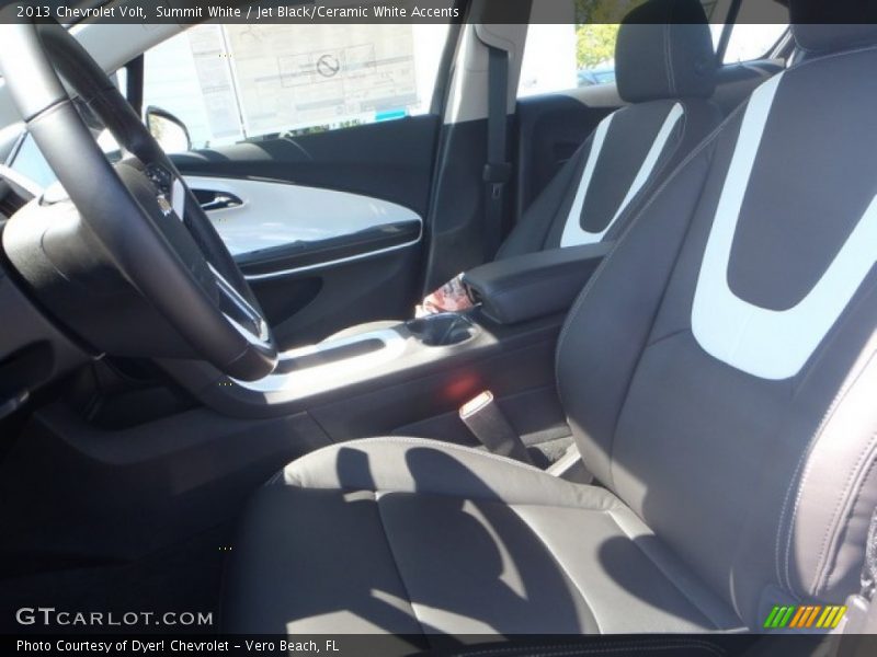  2013 Volt  Jet Black/Ceramic White Accents Interior