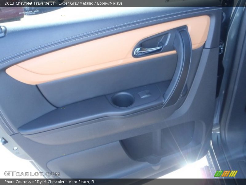 Cyber Gray Metallic / Ebony/Mojave 2013 Chevrolet Traverse LT