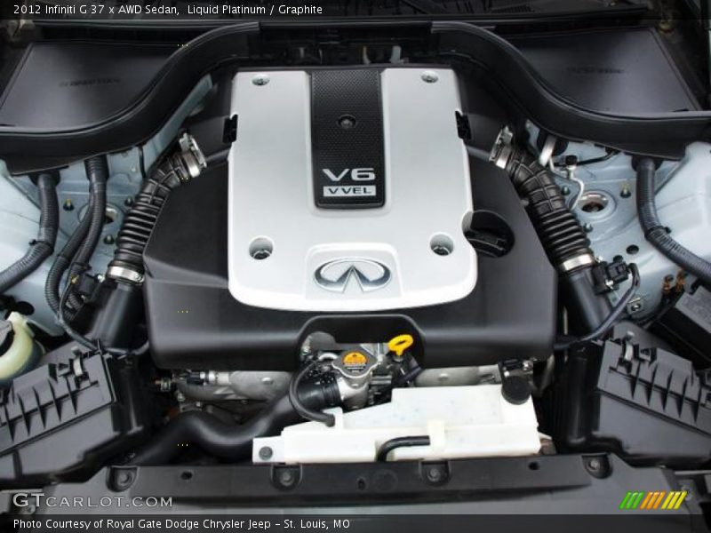 Liquid Platinum / Graphite 2012 Infiniti G 37 x AWD Sedan