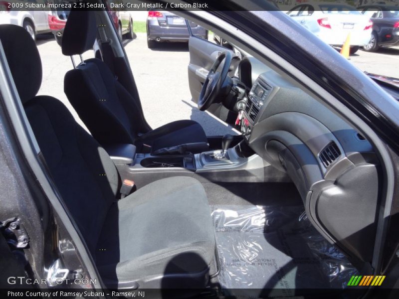 Dark Gray Metallic / Carbon Black 2009 Subaru Impreza 2.5i Sedan