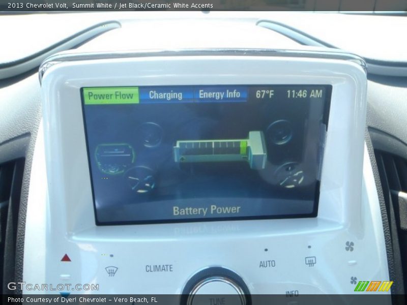 Summit White / Jet Black/Ceramic White Accents 2013 Chevrolet Volt