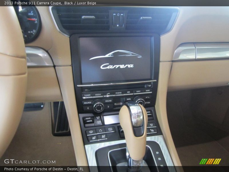 Black / Luxor Beige 2013 Porsche 911 Carrera Coupe