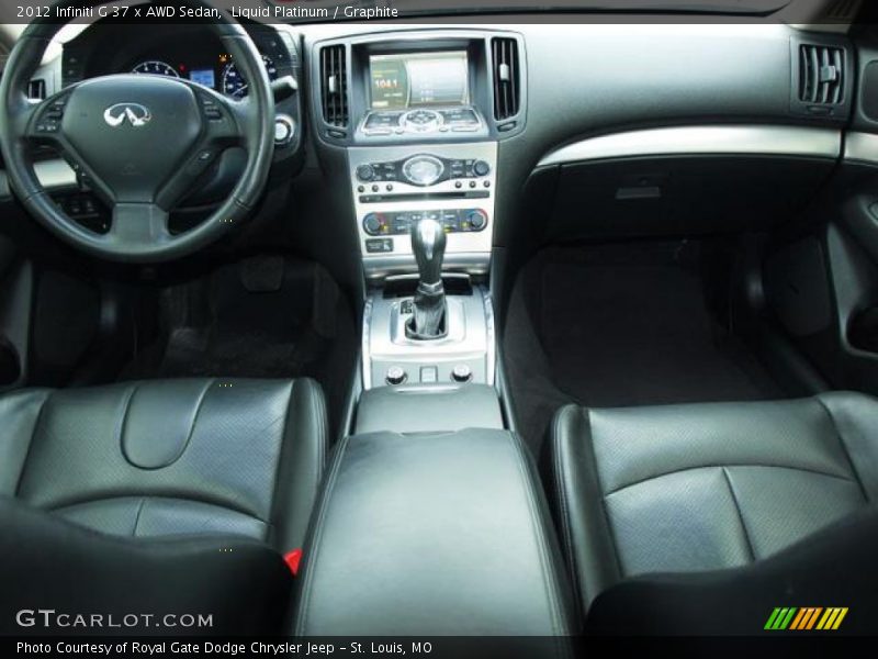 Liquid Platinum / Graphite 2012 Infiniti G 37 x AWD Sedan