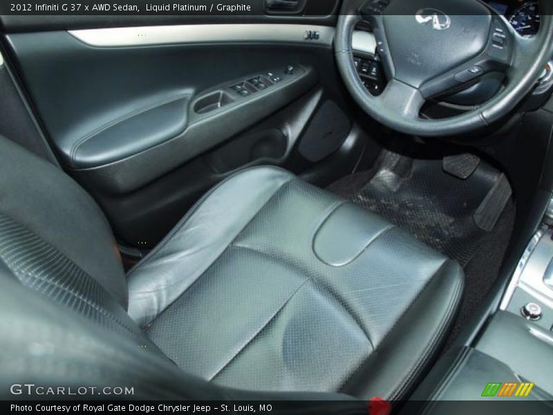 Liquid Platinum / Graphite 2012 Infiniti G 37 x AWD Sedan