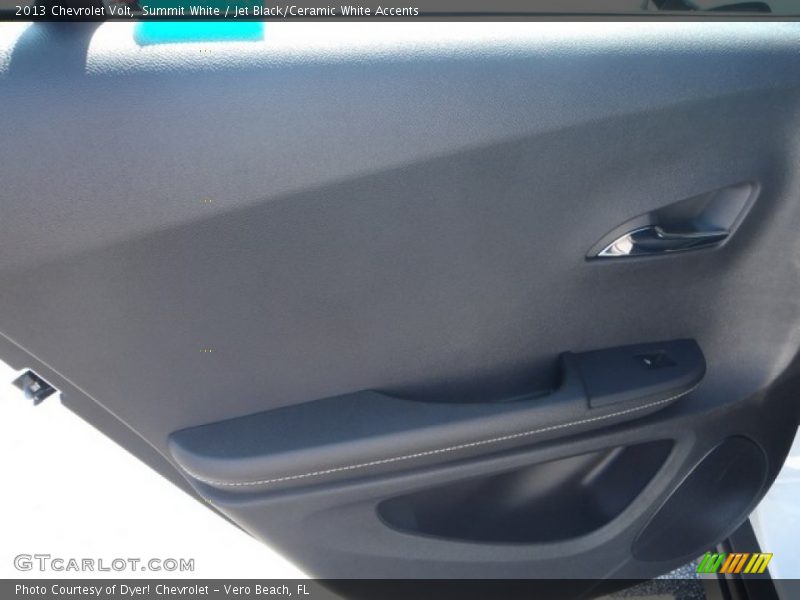 Summit White / Jet Black/Ceramic White Accents 2013 Chevrolet Volt