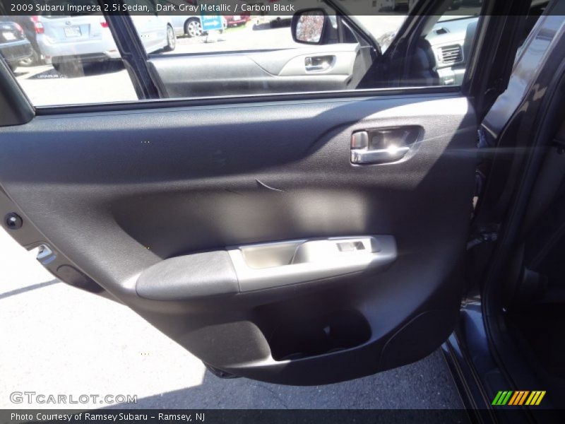 Dark Gray Metallic / Carbon Black 2009 Subaru Impreza 2.5i Sedan