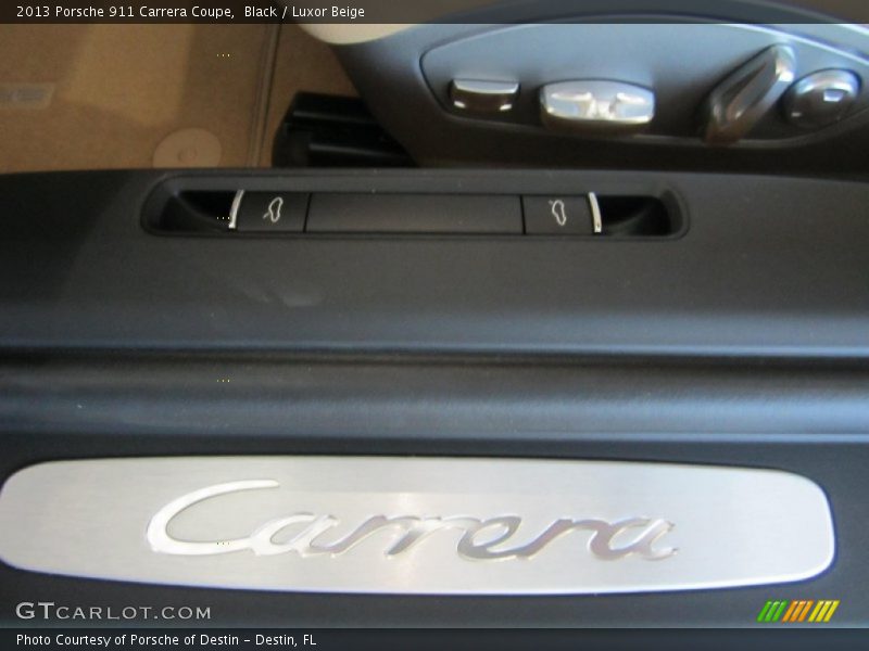 Black / Luxor Beige 2013 Porsche 911 Carrera Coupe