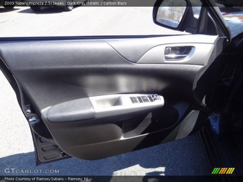 Dark Gray Metallic / Carbon Black 2009 Subaru Impreza 2.5i Sedan