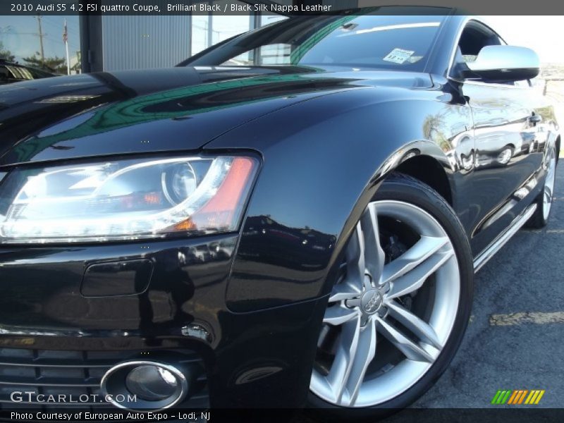 Brilliant Black / Black Silk Nappa Leather 2010 Audi S5 4.2 FSI quattro Coupe