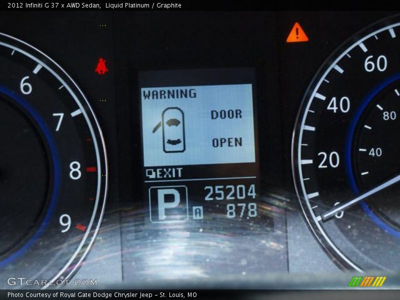 Liquid Platinum / Graphite 2012 Infiniti G 37 x AWD Sedan