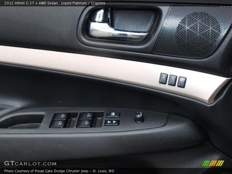 Liquid Platinum / Graphite 2012 Infiniti G 37 x AWD Sedan
