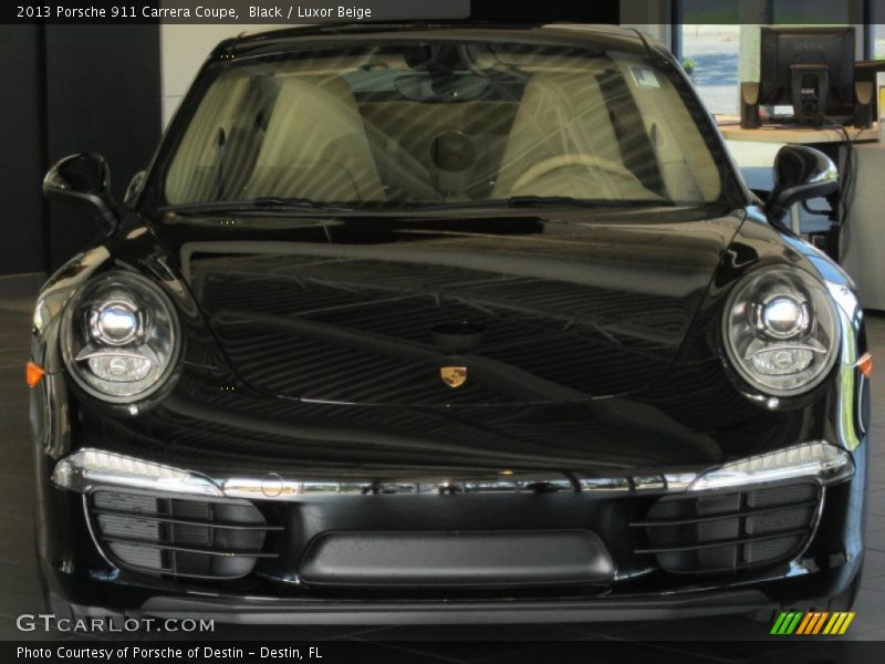 Black / Luxor Beige 2013 Porsche 911 Carrera Coupe