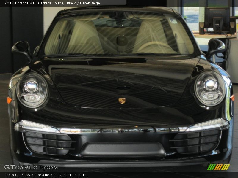 Black / Luxor Beige 2013 Porsche 911 Carrera Coupe