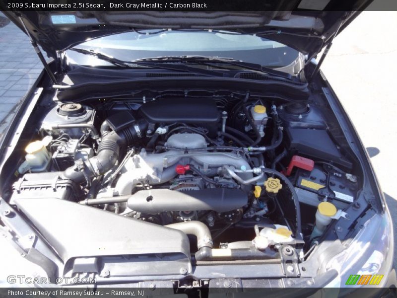 Dark Gray Metallic / Carbon Black 2009 Subaru Impreza 2.5i Sedan