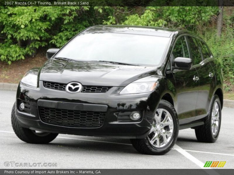 Brilliant Black / Sand 2007 Mazda CX-7 Touring