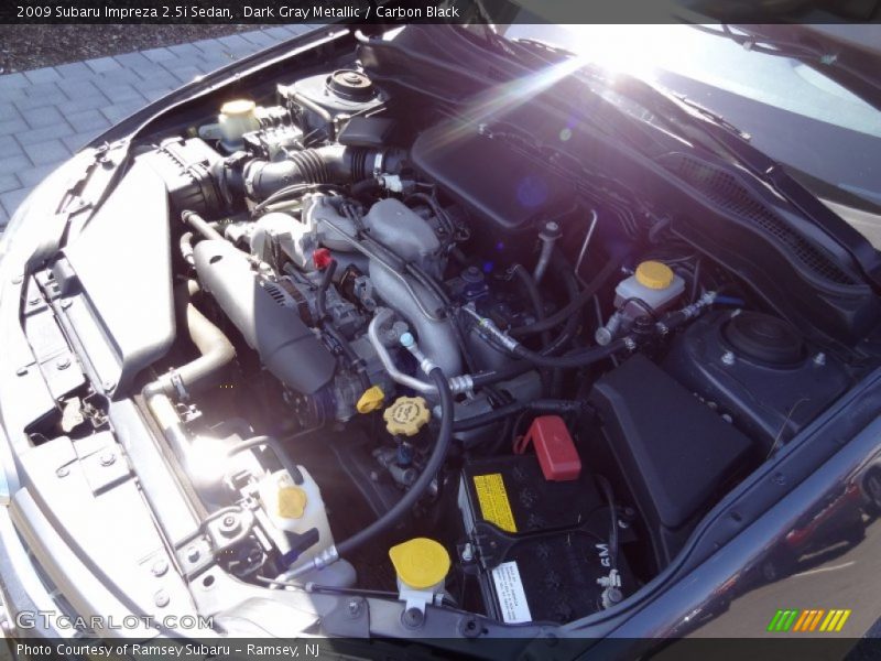 Dark Gray Metallic / Carbon Black 2009 Subaru Impreza 2.5i Sedan