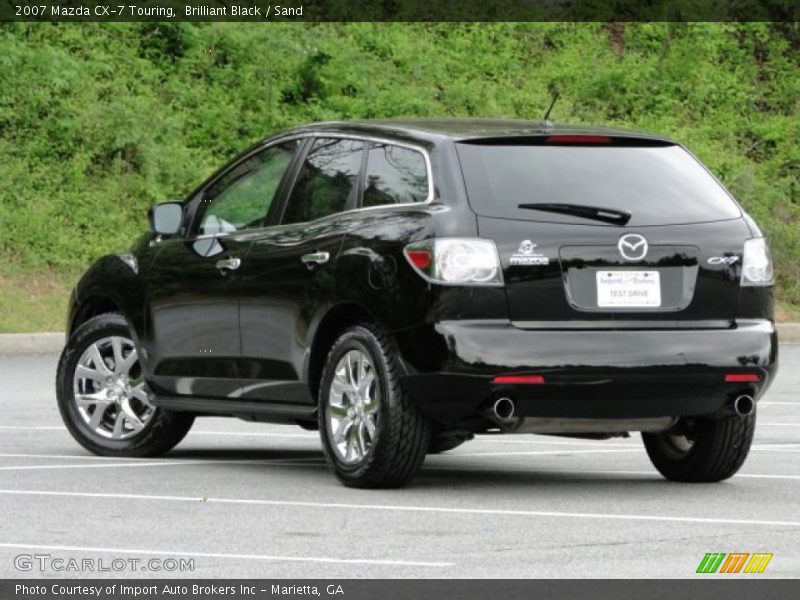 Brilliant Black / Sand 2007 Mazda CX-7 Touring