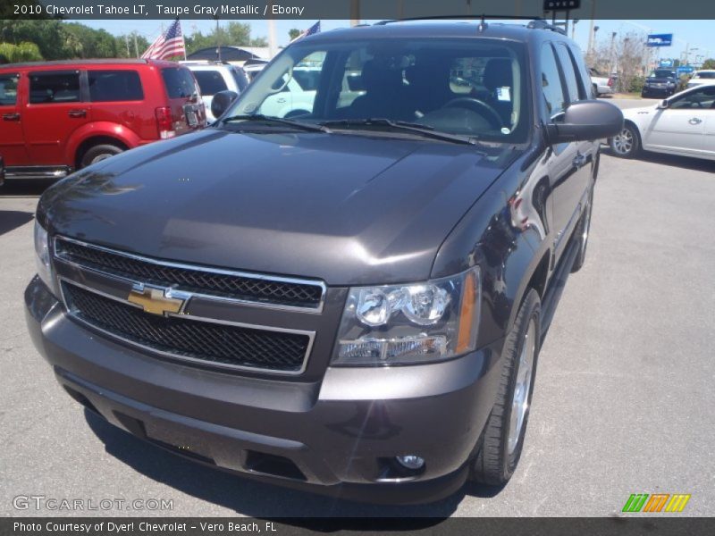 Taupe Gray Metallic / Ebony 2010 Chevrolet Tahoe LT