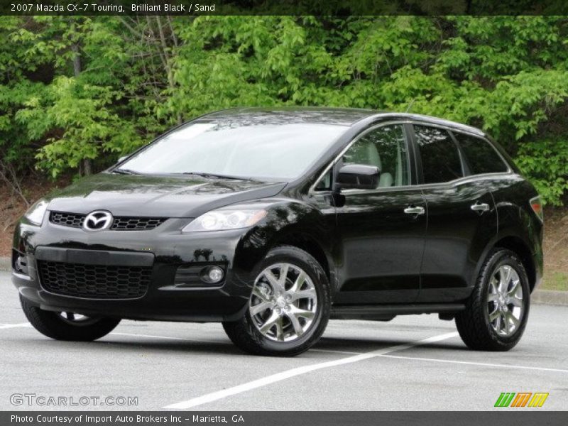 Brilliant Black / Sand 2007 Mazda CX-7 Touring