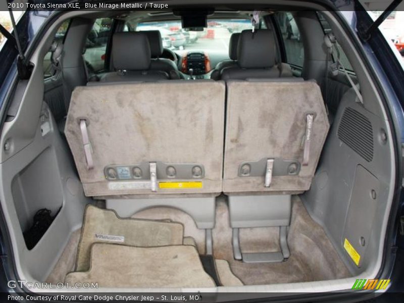 Blue Mirage Metallic / Taupe 2010 Toyota Sienna XLE