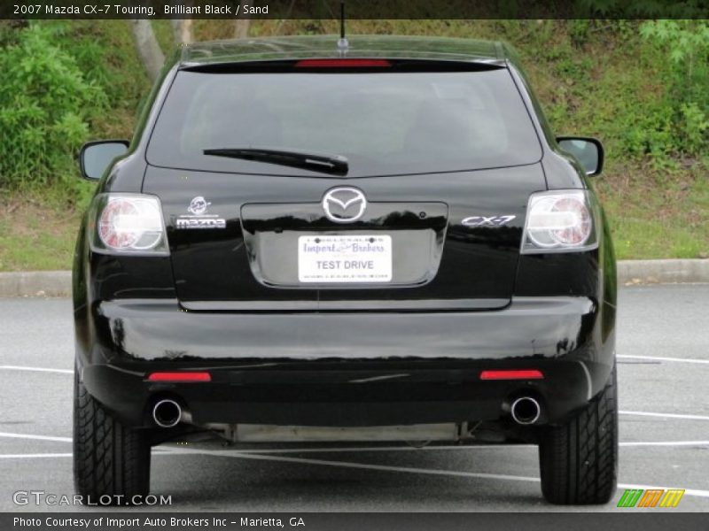 Brilliant Black / Sand 2007 Mazda CX-7 Touring