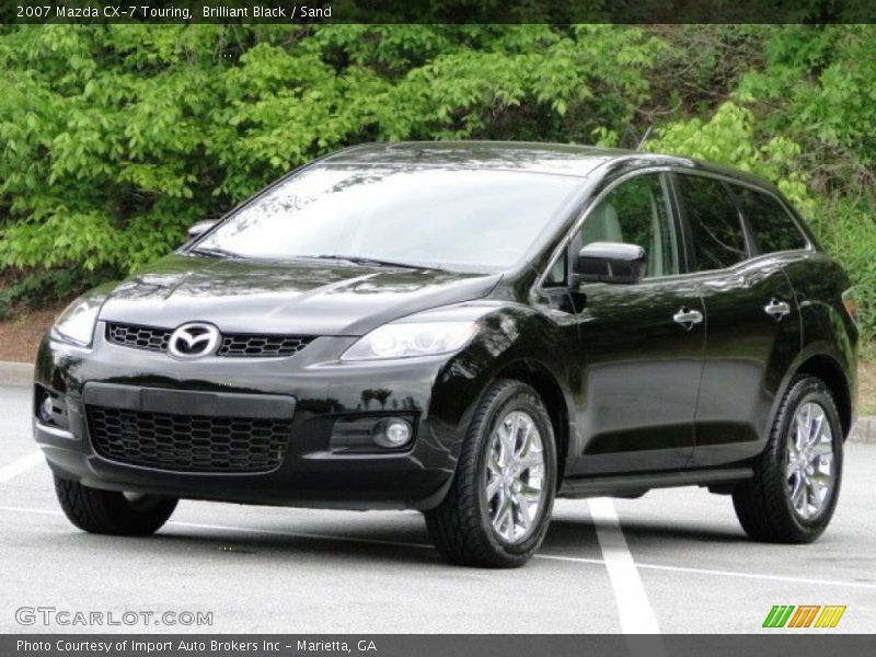Brilliant Black / Sand 2007 Mazda CX-7 Touring