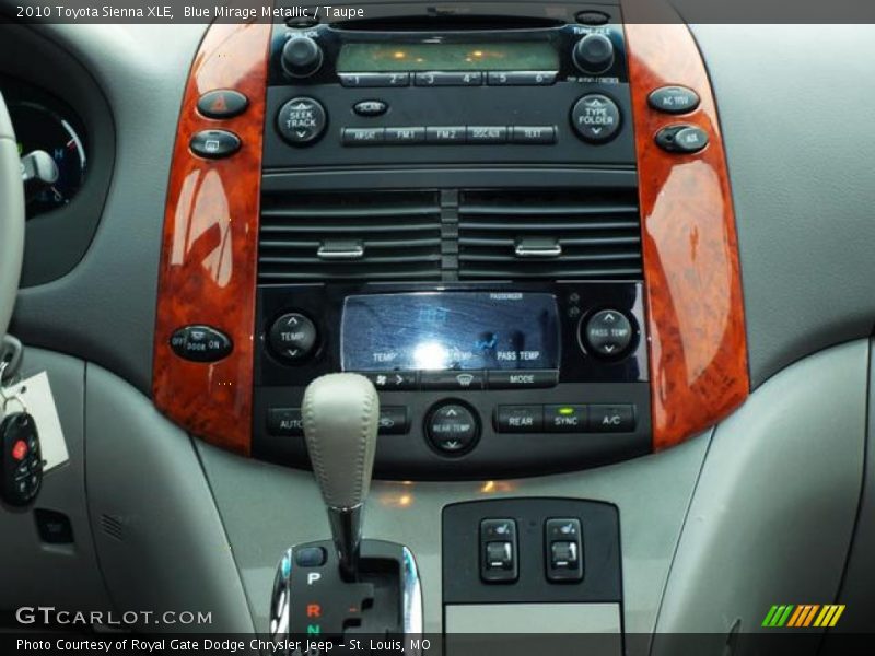 Blue Mirage Metallic / Taupe 2010 Toyota Sienna XLE