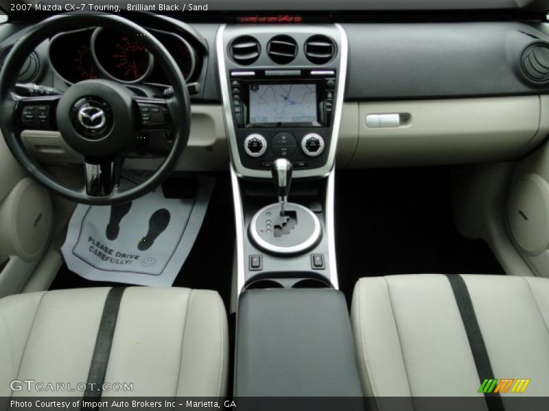Brilliant Black / Sand 2007 Mazda CX-7 Touring
