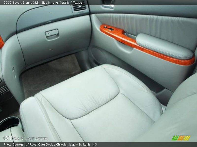Blue Mirage Metallic / Taupe 2010 Toyota Sienna XLE