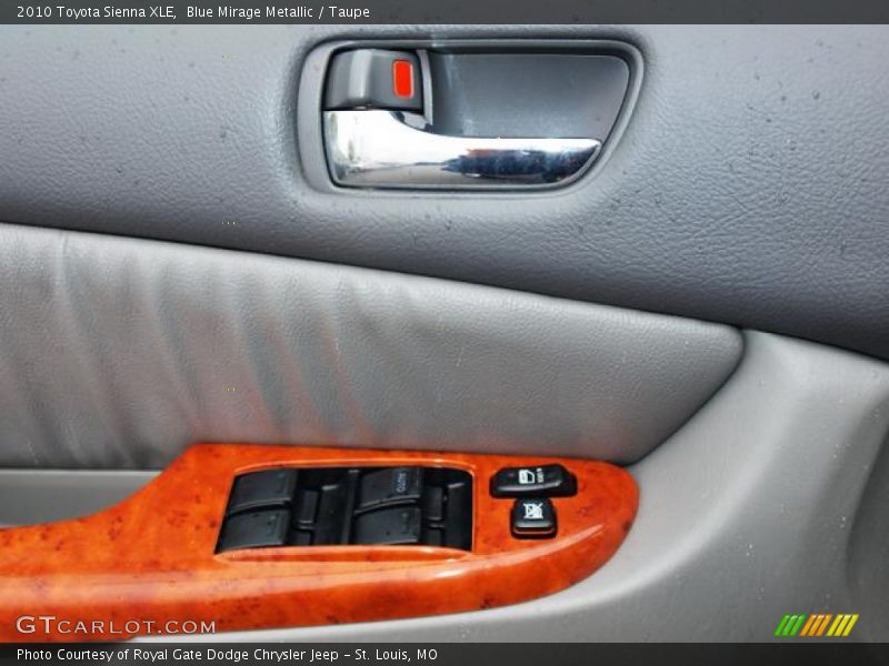 Blue Mirage Metallic / Taupe 2010 Toyota Sienna XLE