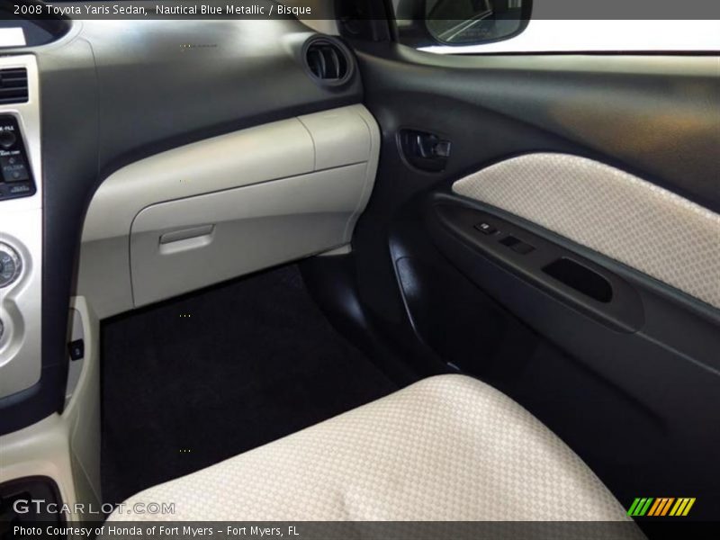 Nautical Blue Metallic / Bisque 2008 Toyota Yaris Sedan