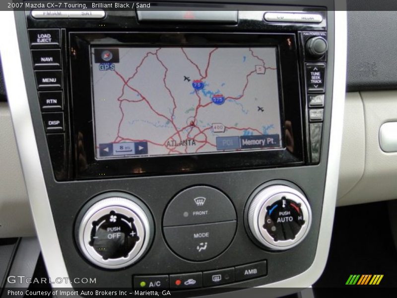 Brilliant Black / Sand 2007 Mazda CX-7 Touring