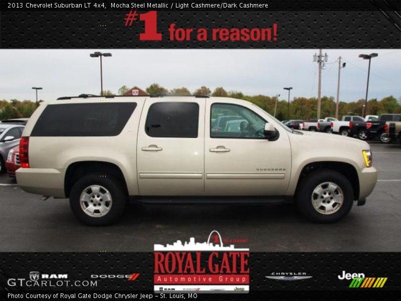 Mocha Steel Metallic / Light Cashmere/Dark Cashmere 2013 Chevrolet Suburban LT 4x4