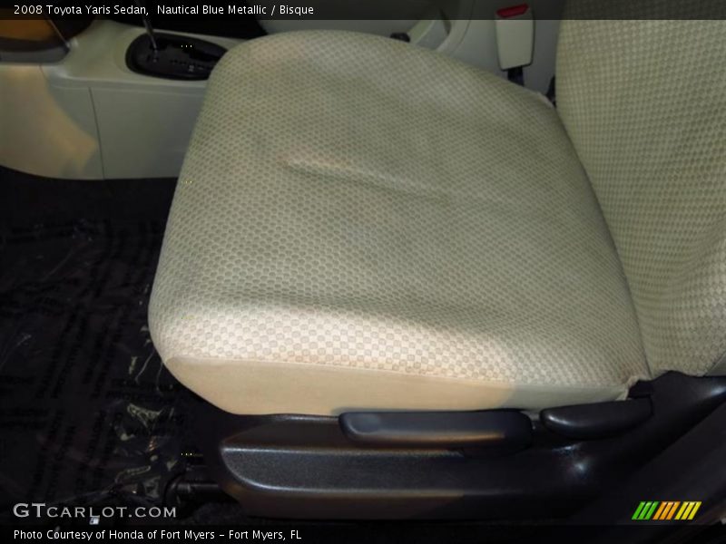 Nautical Blue Metallic / Bisque 2008 Toyota Yaris Sedan