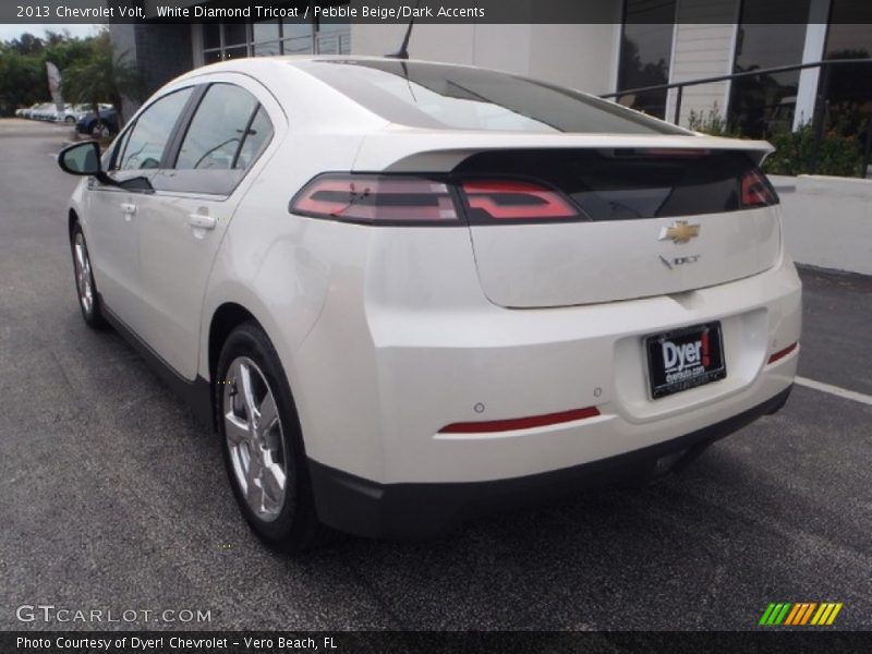 White Diamond Tricoat / Pebble Beige/Dark Accents 2013 Chevrolet Volt