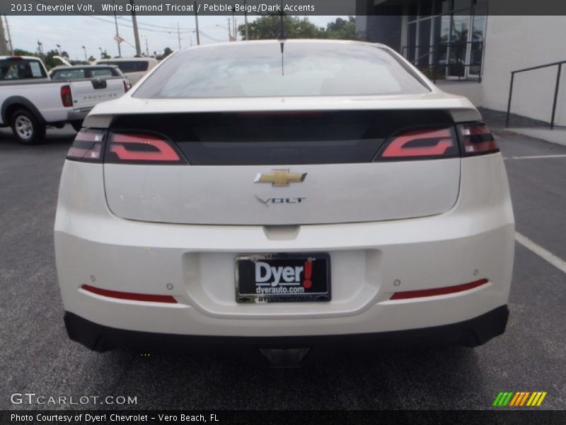 White Diamond Tricoat / Pebble Beige/Dark Accents 2013 Chevrolet Volt