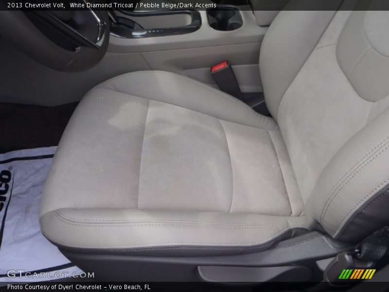 White Diamond Tricoat / Pebble Beige/Dark Accents 2013 Chevrolet Volt
