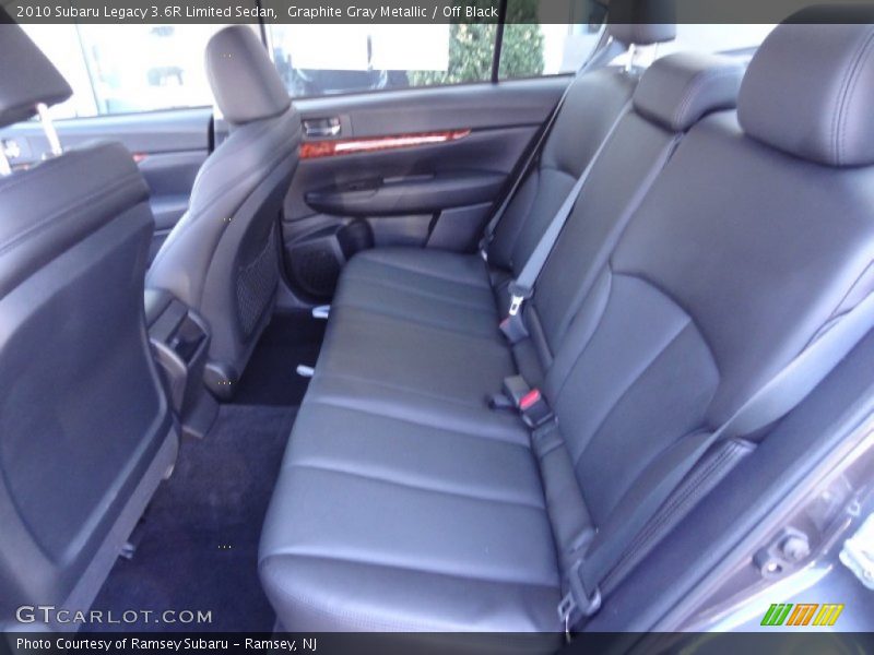 Graphite Gray Metallic / Off Black 2010 Subaru Legacy 3.6R Limited Sedan