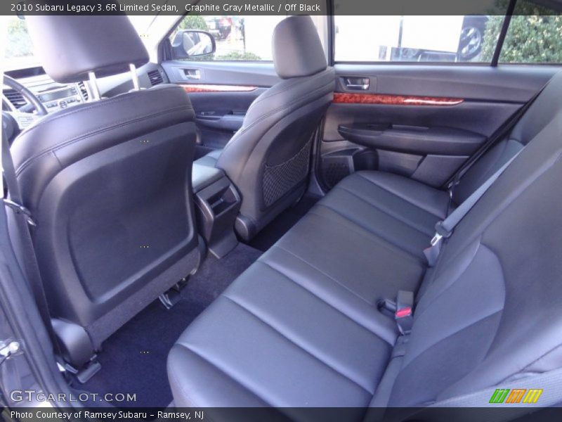 Graphite Gray Metallic / Off Black 2010 Subaru Legacy 3.6R Limited Sedan