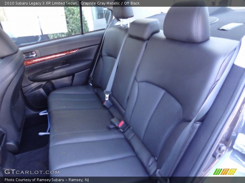 Graphite Gray Metallic / Off Black 2010 Subaru Legacy 3.6R Limited Sedan