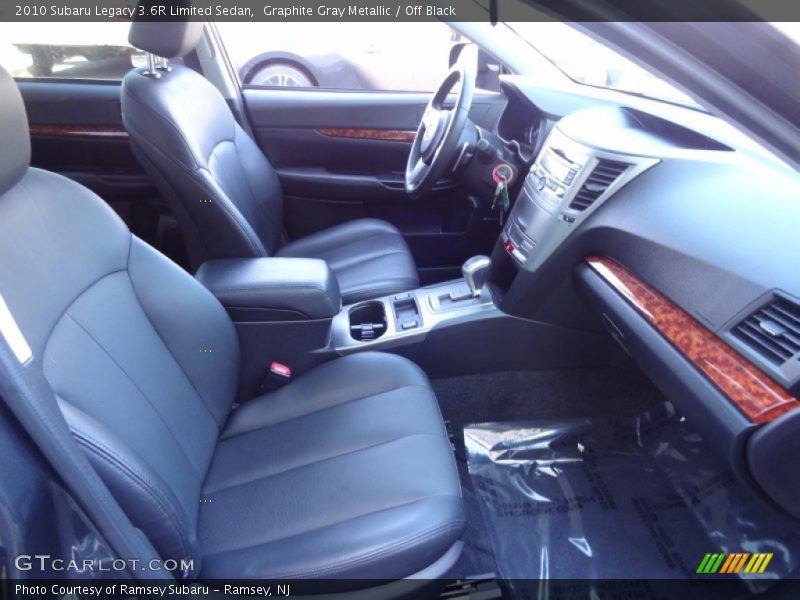 Graphite Gray Metallic / Off Black 2010 Subaru Legacy 3.6R Limited Sedan