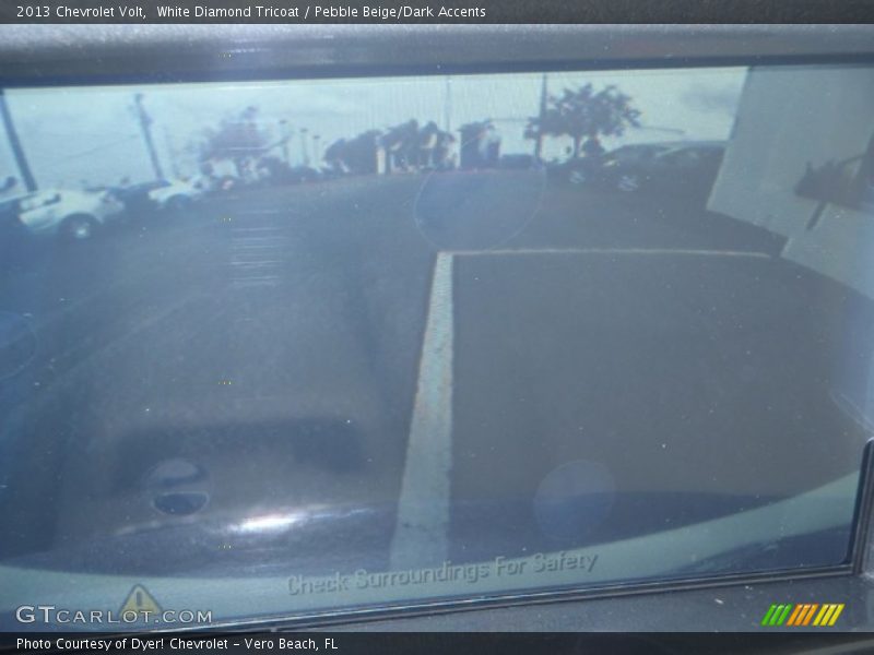 White Diamond Tricoat / Pebble Beige/Dark Accents 2013 Chevrolet Volt