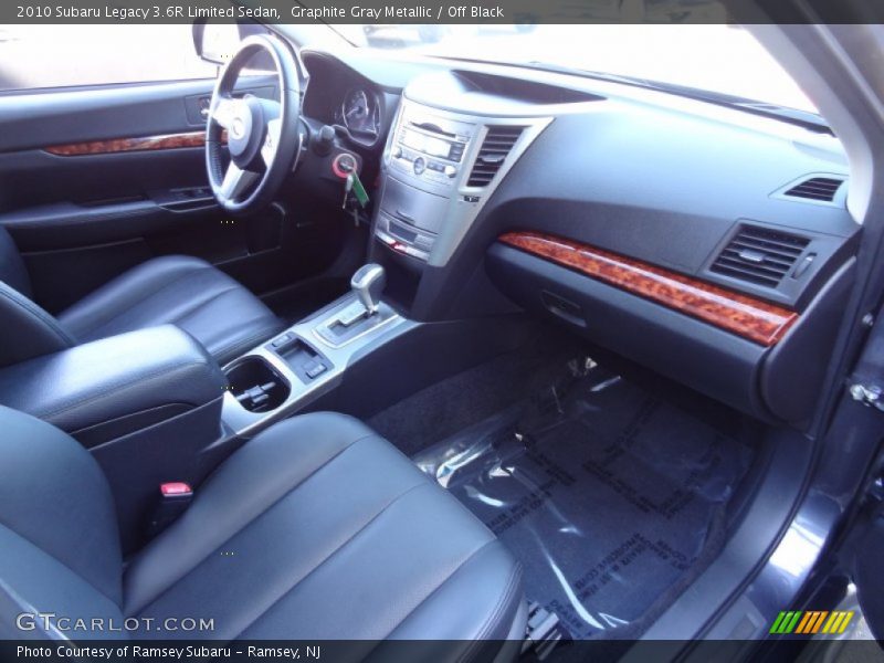 Graphite Gray Metallic / Off Black 2010 Subaru Legacy 3.6R Limited Sedan