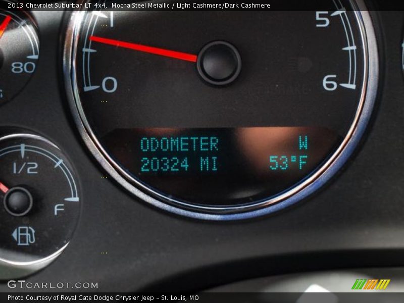 Mocha Steel Metallic / Light Cashmere/Dark Cashmere 2013 Chevrolet Suburban LT 4x4