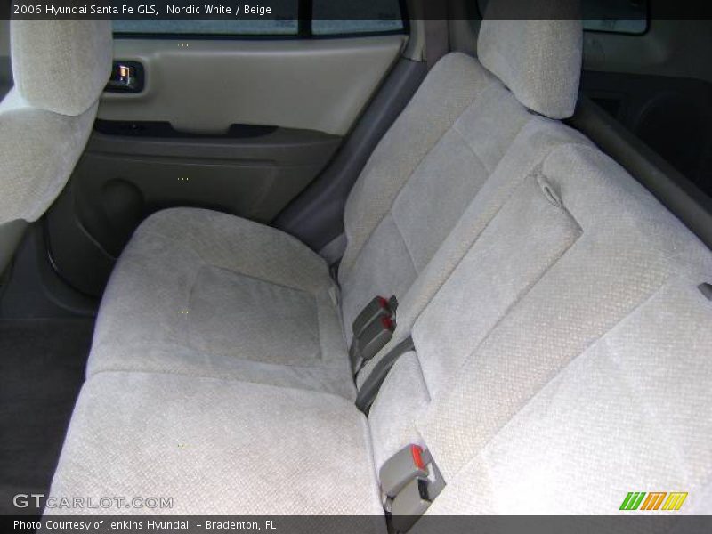 Nordic White / Beige 2006 Hyundai Santa Fe GLS